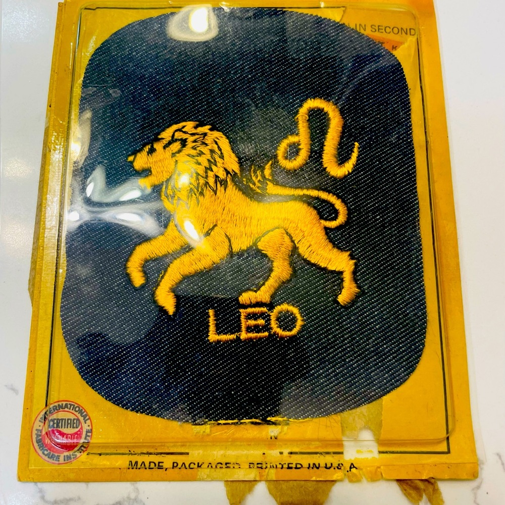 Vintage Iron-on Zodiac Patch